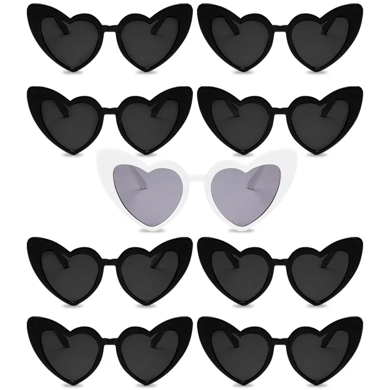 Wedding Supply Decor - Vrijgezellenfeest hartvormige zonnebril bruiloft bruids douche