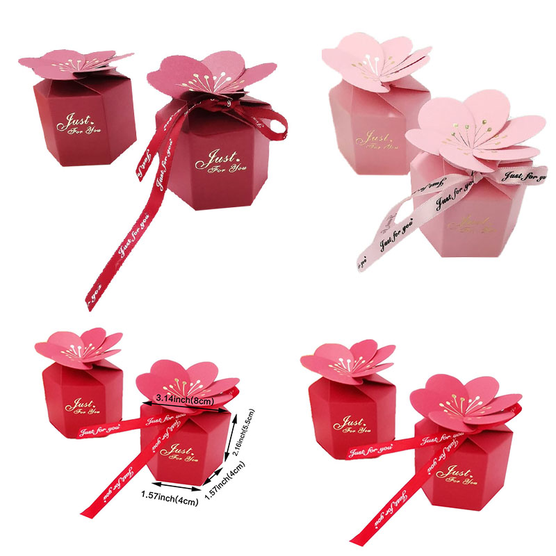 Wedding Supply List - 20/30/50 Stuks Bruiloft Bloemblaadje Snoep Doos