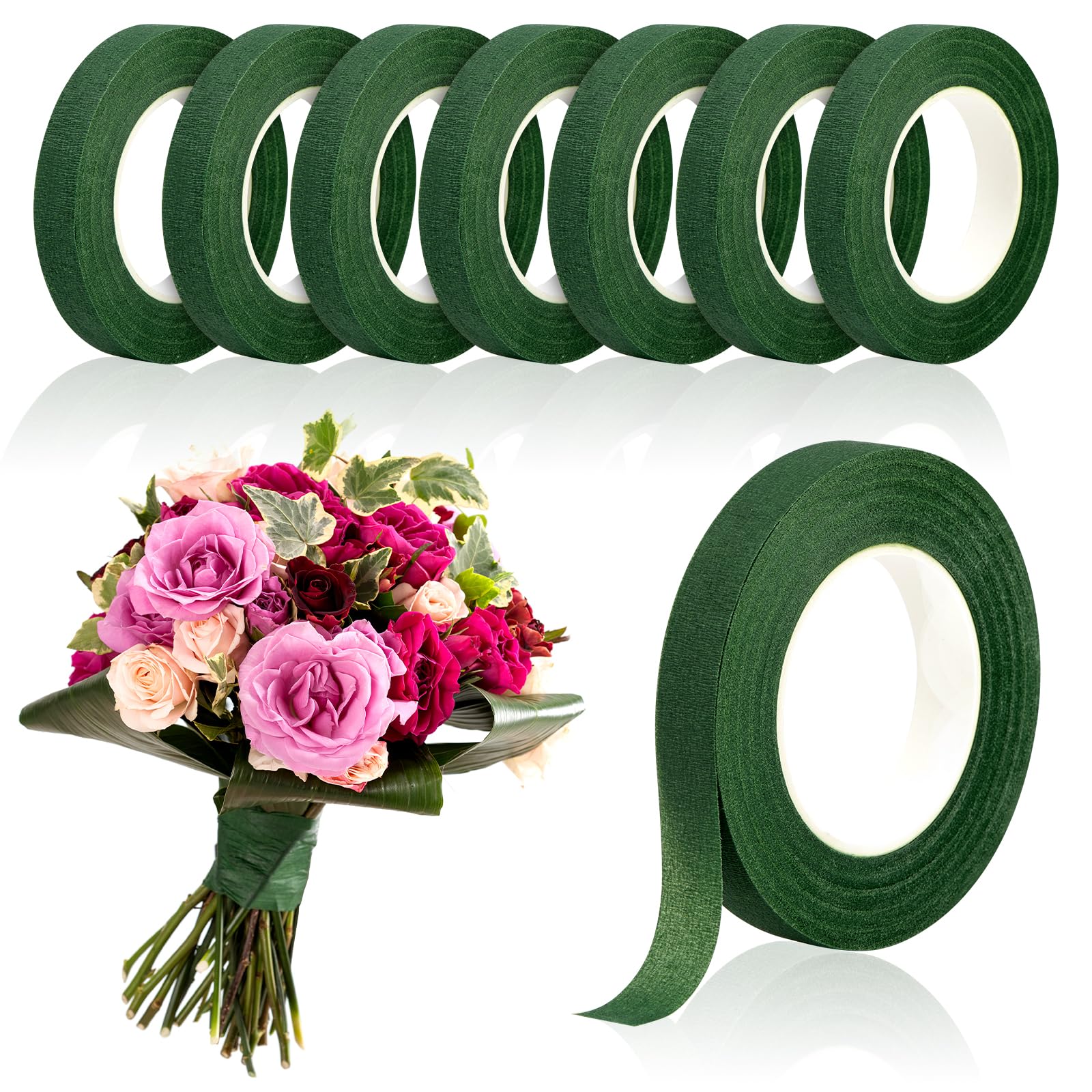 Wedding Supply Decor - 20Yards Groene Boeket Bloementapes Zelfklevende Inpakpapier