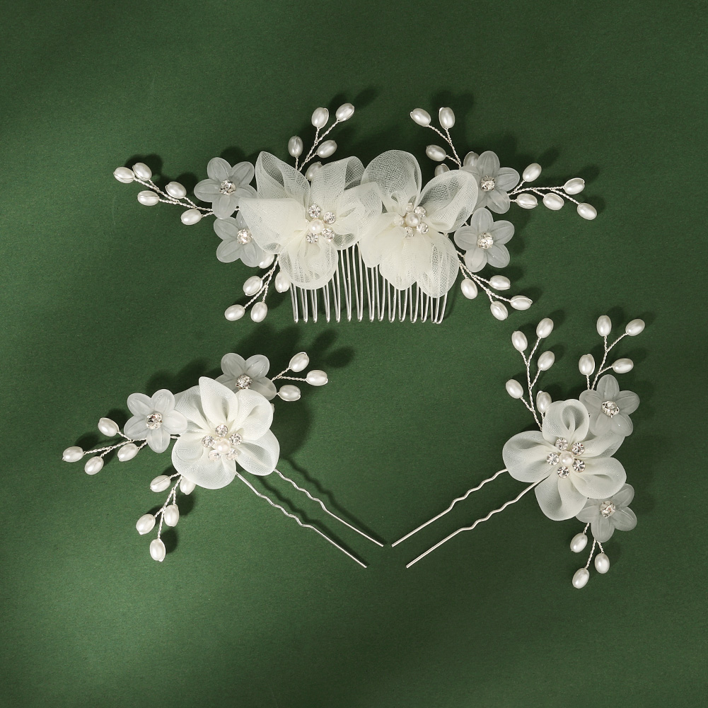 Wedding Supply Store - Mode Bruids Hoofdtooi Bloem Haar Kam