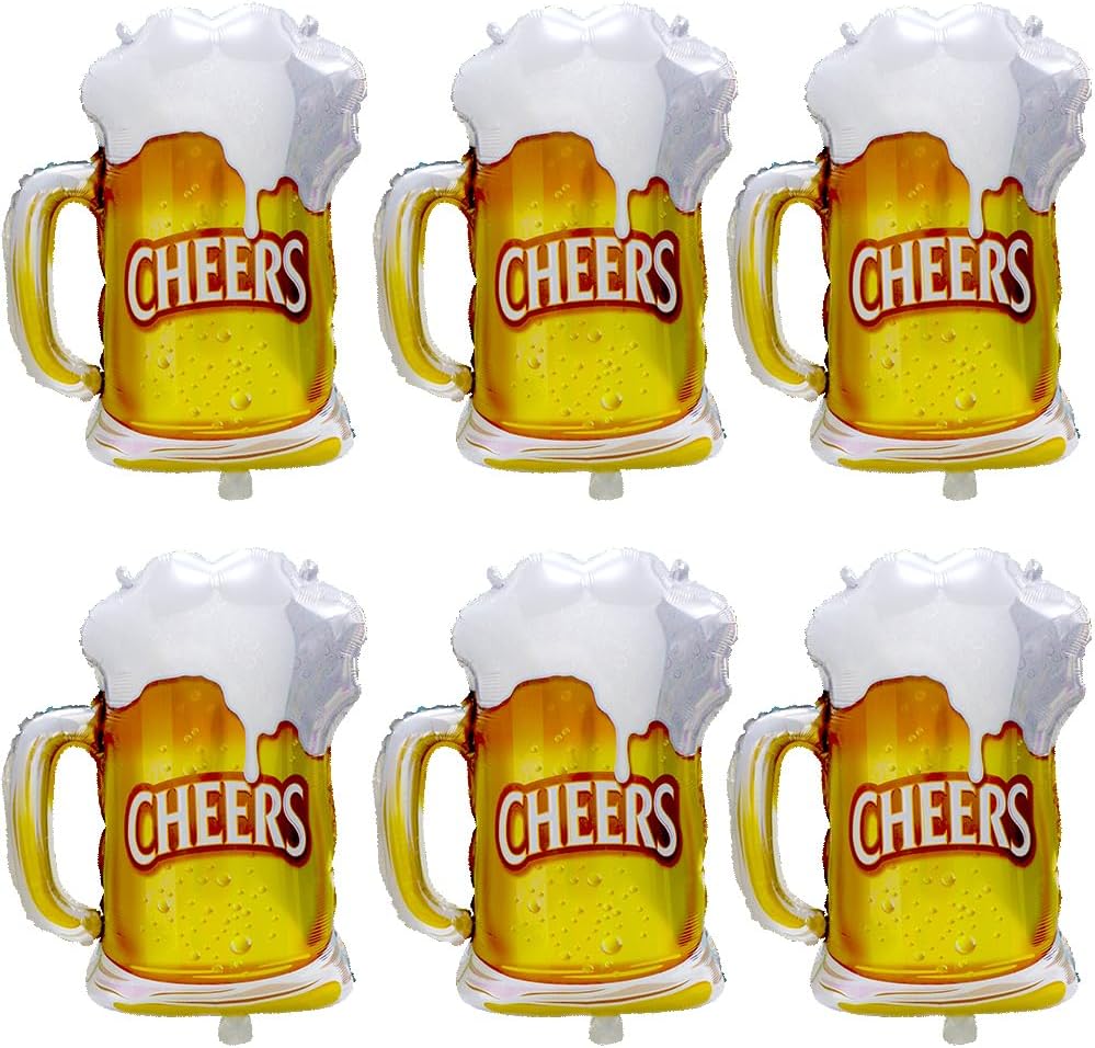 Wedding Alcohol Supply - 6 stks Cheers Bierpul Ballonnen Alcohol