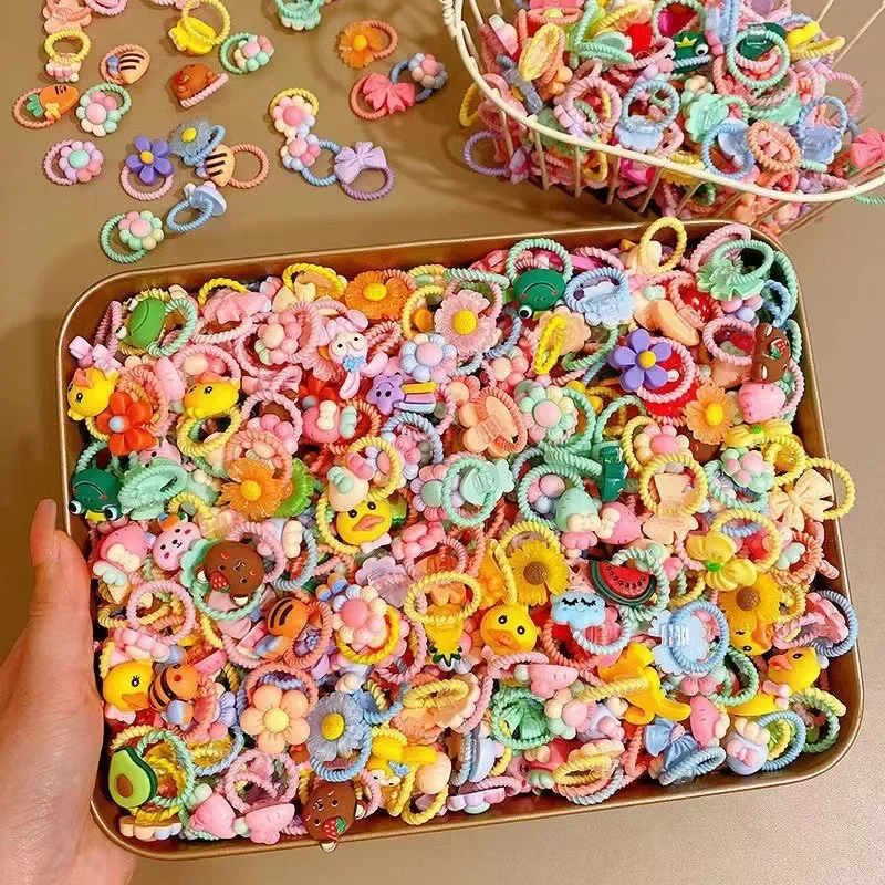 Good Floral & Wedding Decor Supply Photos - 50/40/30 stuks schattige elastiekjes voor kinderen