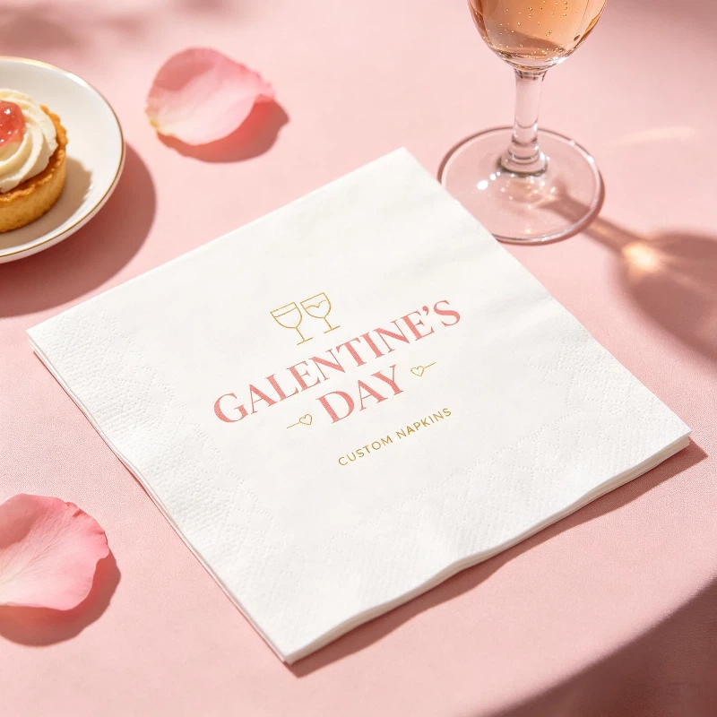 Wedding Supply Business - Gepersonaliseerde papieren servetten voor bruiloften met