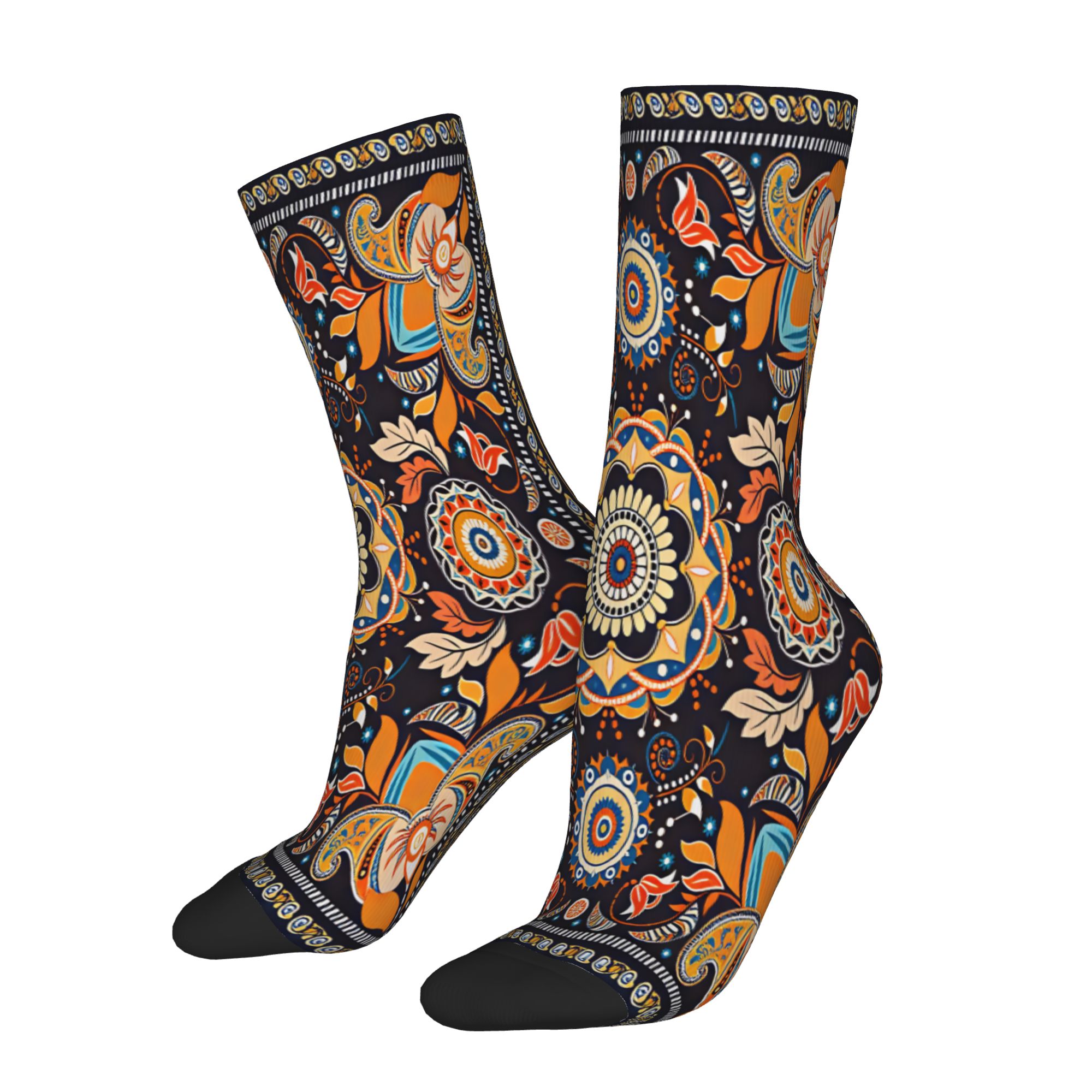 Marineblauw oranje folk bloeme - Good Floral & Wedding Decor Supply Photos recensie en prijs