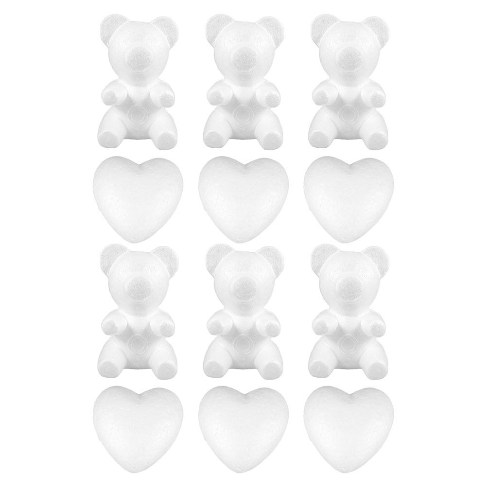 12 stuks schuimbeer hartvormen - Wedding Supply Decor recensie en prijs
