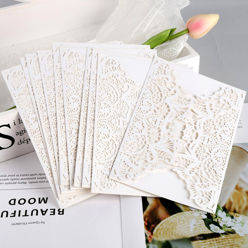 50 stuks/lot Witte Lasergesned - Wedding Supply Business recensie en prijs