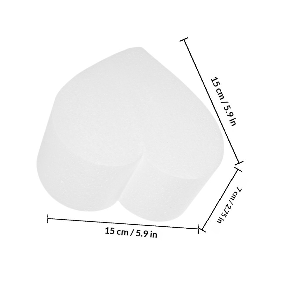 4-delige hartvormige schuimtaa - Wedding Supply Decor recensie en prijs
