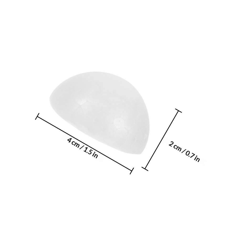 100 stuks witte halfronde schu - Wedding Supply Decor recensie en prijs