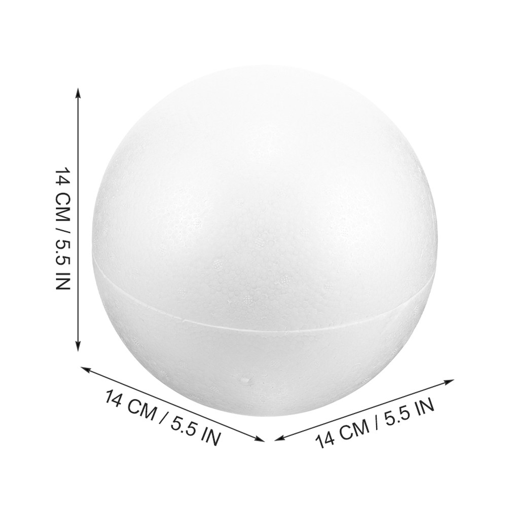 Grote witte schuimbal met glad - Wedding Supply Decor recensie en prijs