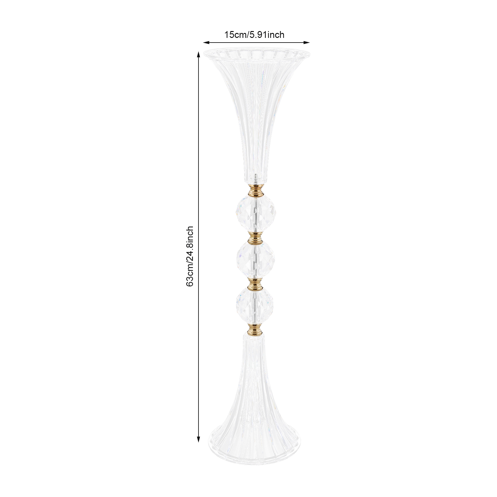 Acryl Bloemstukken Vaas Set, 4 - Centerpiece Vase Tall recensie en prijs