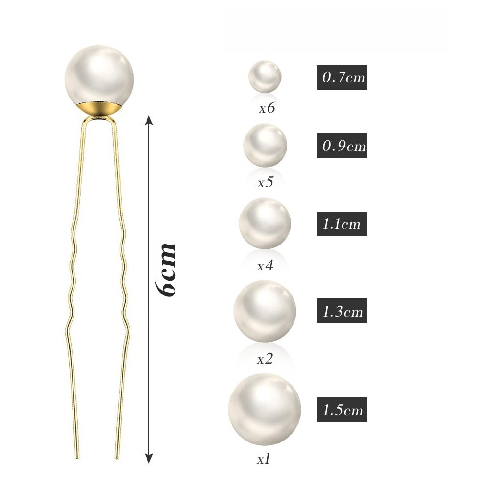 18 stuks bruiloft parel haarsp - Wedding Supply Store recensie en prijs