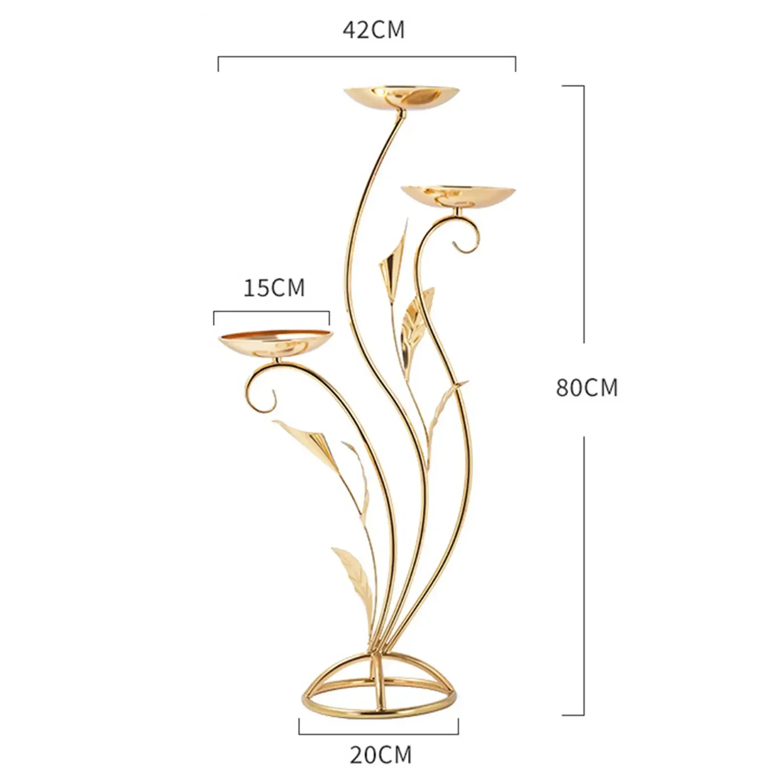Gouden bloemenstandaard voor b - Wedding Decor Supply Store recensie en prijs