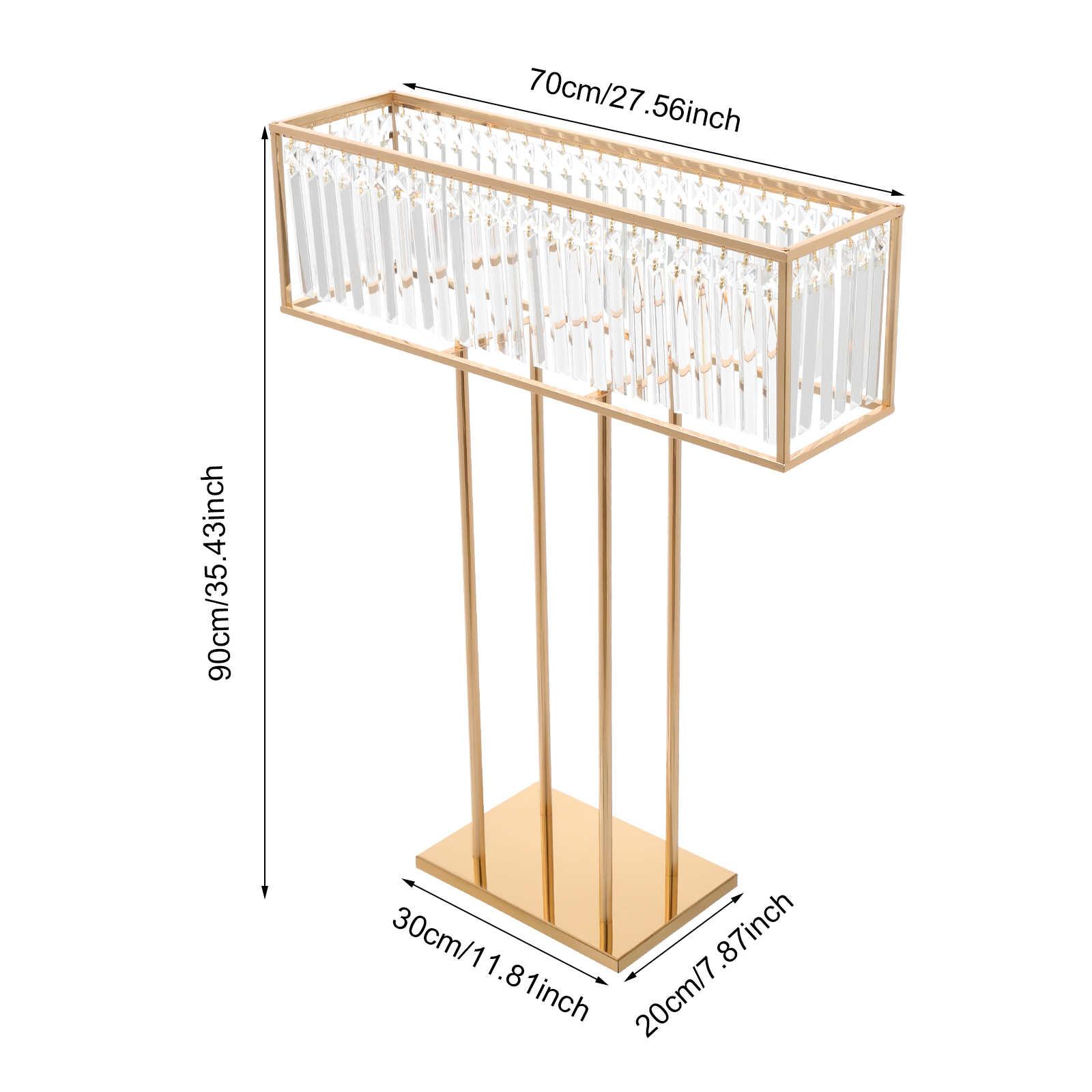 Kristallen bruidsbloemenstanda - Centerpiece Vase Tall recensie en prijs