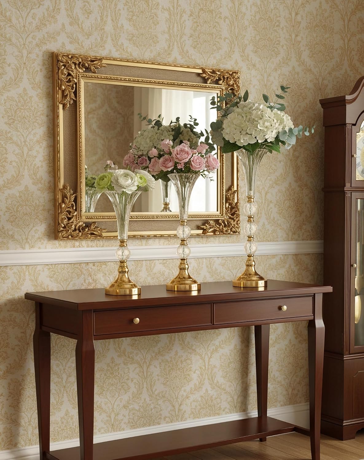 Set van 3 gouden acryl trompet - Centerpiece Vase Tall recensie en prijs