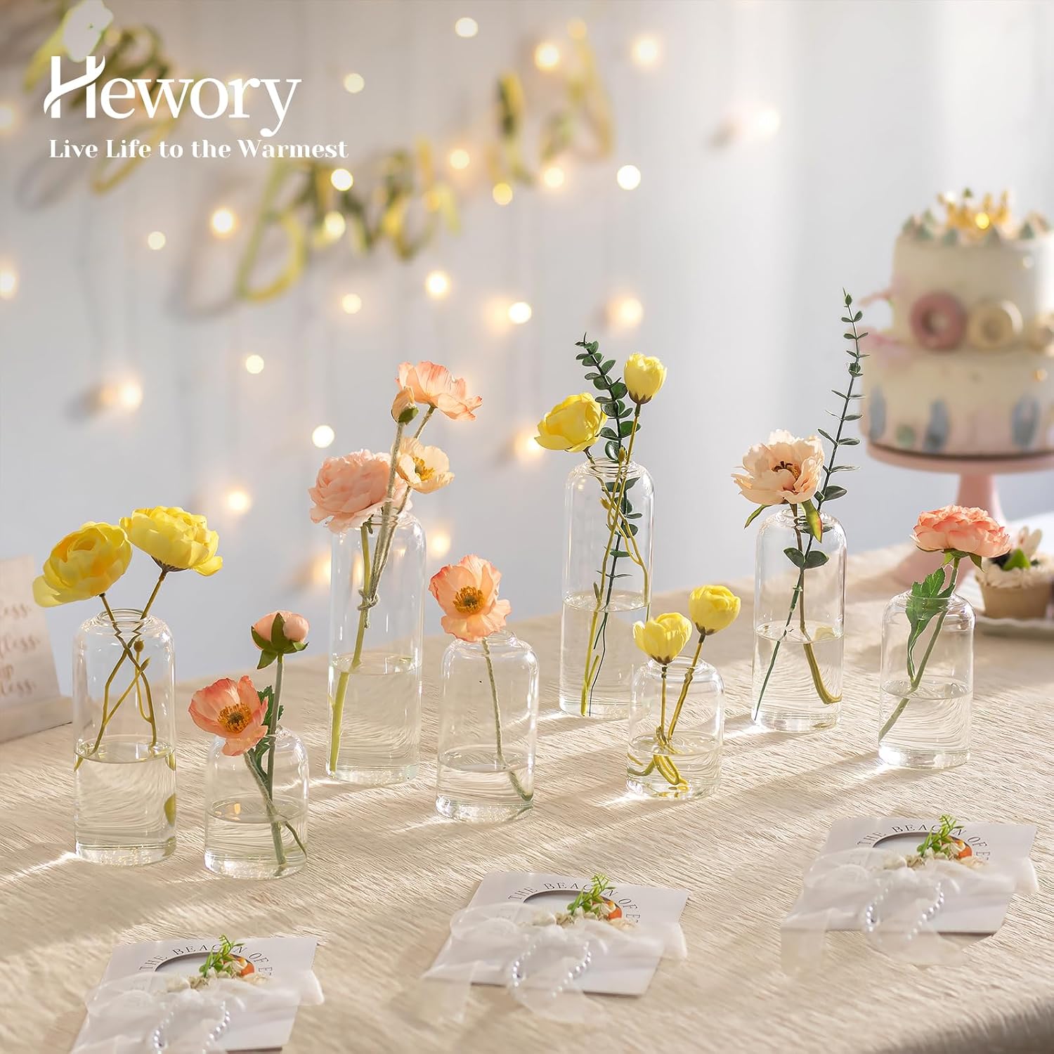 Hewory Glazen Bloemvazen: 20 s - Centerpiece Vase Tall recensie en prijs