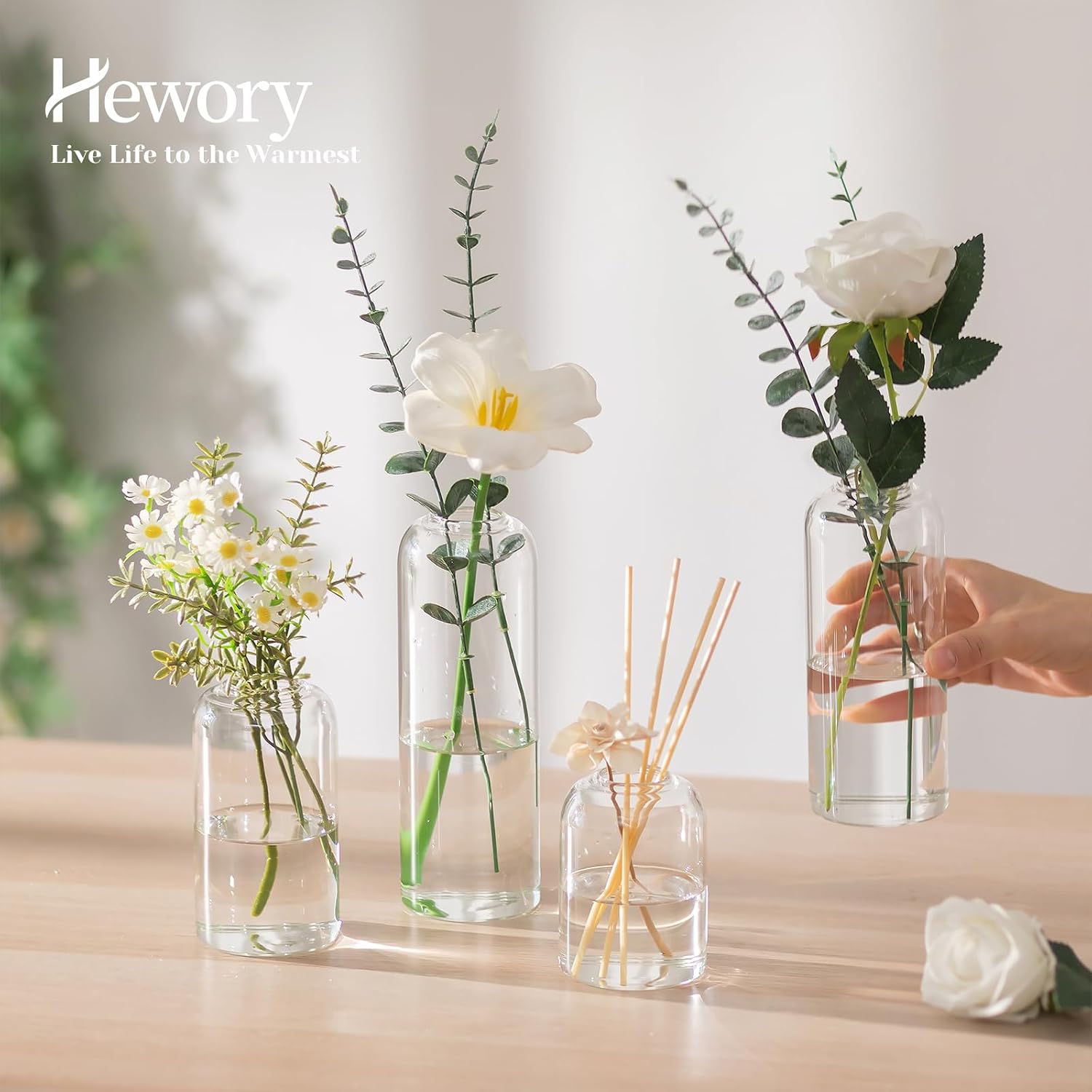 Hewory Glazen Bloemvazen: 20 s - Centerpiece Vase Tall recensie en prijs