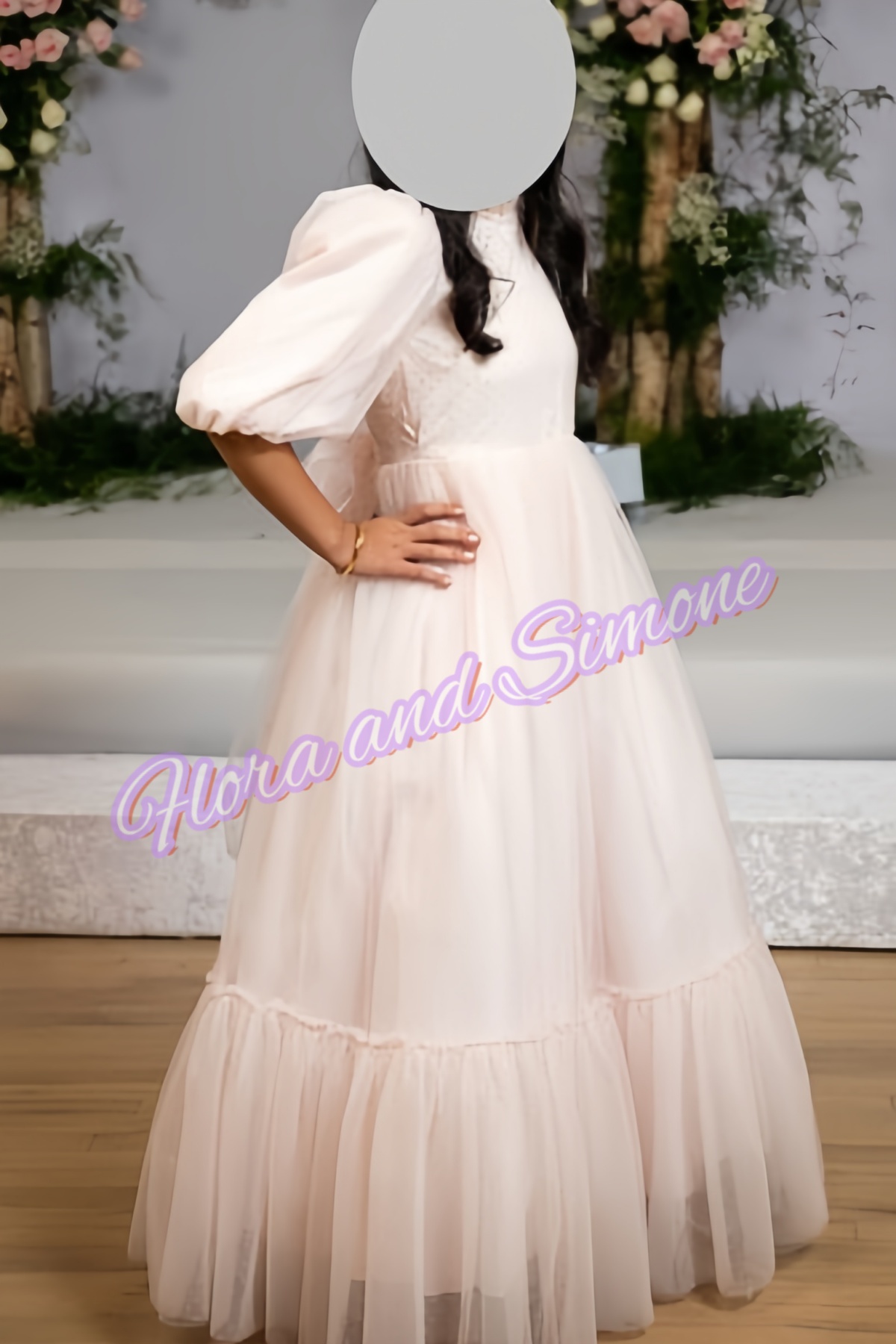 Roze halve mouwen kanten chiff - Bridal Sash Ribbon recensie en prijs