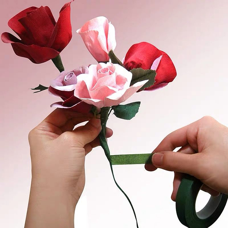 Zelfklevende bloemvormige tape - Wedding Supply Decor recensie en prijs